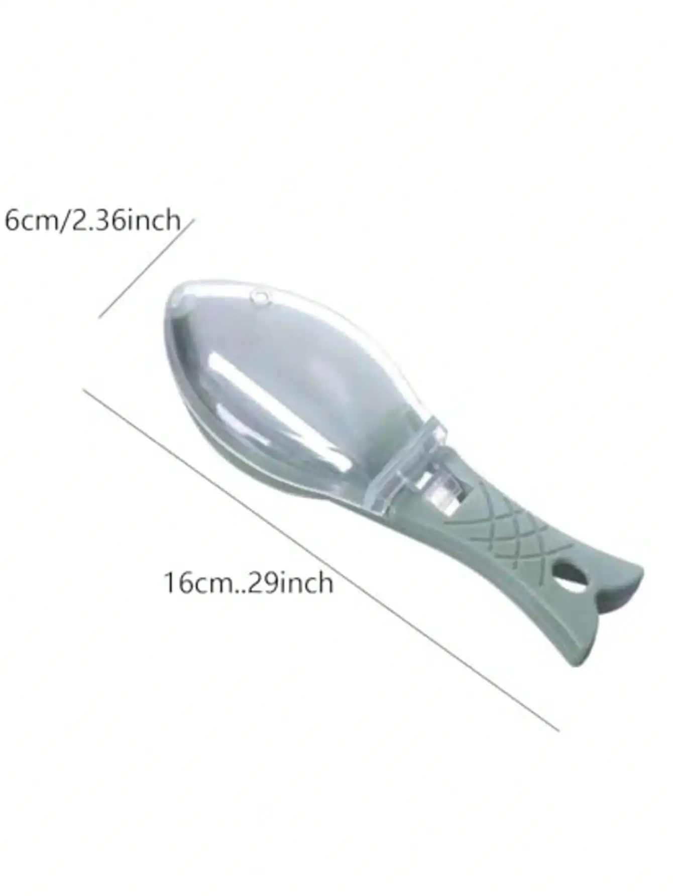 1pc Fish Scale Remover With Clear Lid Cover Plastic Fish Scale Scraping Tool Ergonomic Non Slip Fish Shaped Handle Manual Fast Cleaning Seafood Shaver Practical Kitchen Gadget Assorted Colors