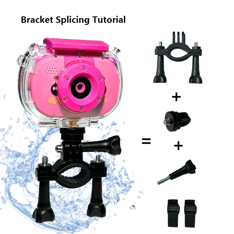 Appareil Photo Numérique Enfant 4K 64MP – Avec Carte 32 Go, Zoom 18x, Pause Vidéo – Cadeau Fille Garçon Dès 3 Ans (rose Chat