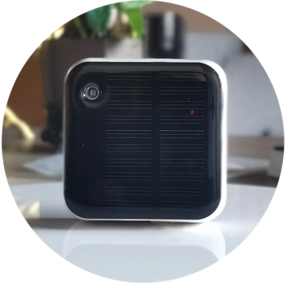 Haozee Tuya Zigbee Sensore di luce solare IP65 Impermeabile Wireless Smart con supporto per energia solare Assistente domestico Zigbee2mqtt