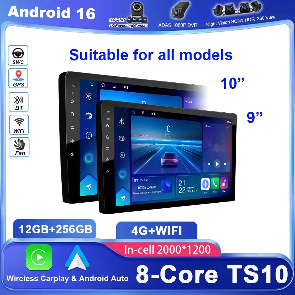 radio-para-auto-android-16-con-carplay-y-android-auto-reproductor-multimedia-gps-2-din-universal-de-9-10-pulgadas-estereo-para-auto-con-wifi-pantalla-qled-y-bluetooth