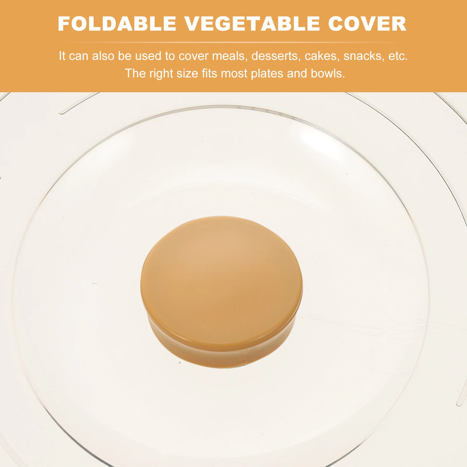 

Foldable Vegetable Cover Kitchen Food Display Fresh Keeping Household Supply Store Premium Plastic Durability Protect Food