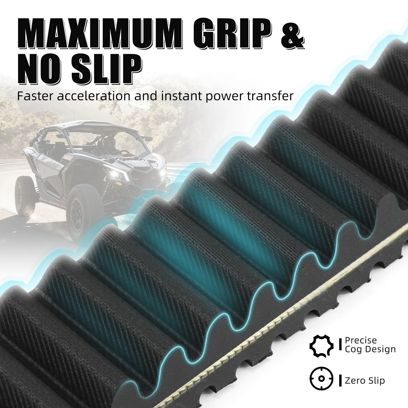 Für Can Am Maverick X3 2018-2020 ATV Hochleistungs-Antriebsriemen Max R 4x4 XMR XRC XDS XRS Turbo DPS Kupplungs-Getrieberiemen – Detail 11