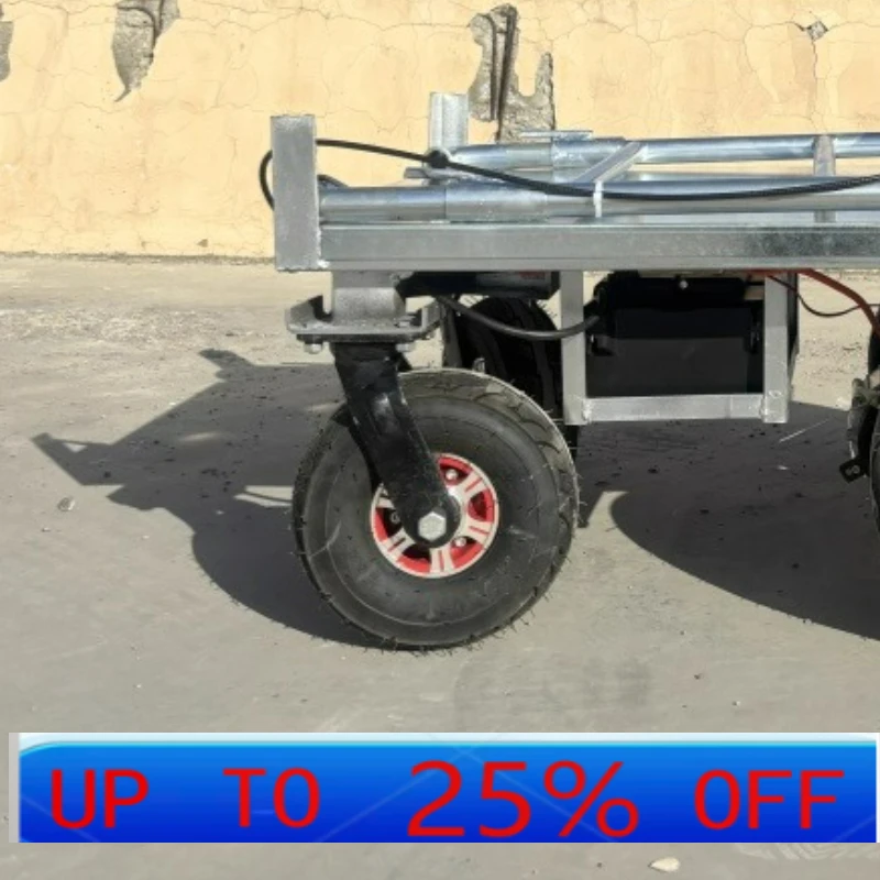 

LTT electric trolley folding cement enlarged tire tile four-wheel electric vehicle