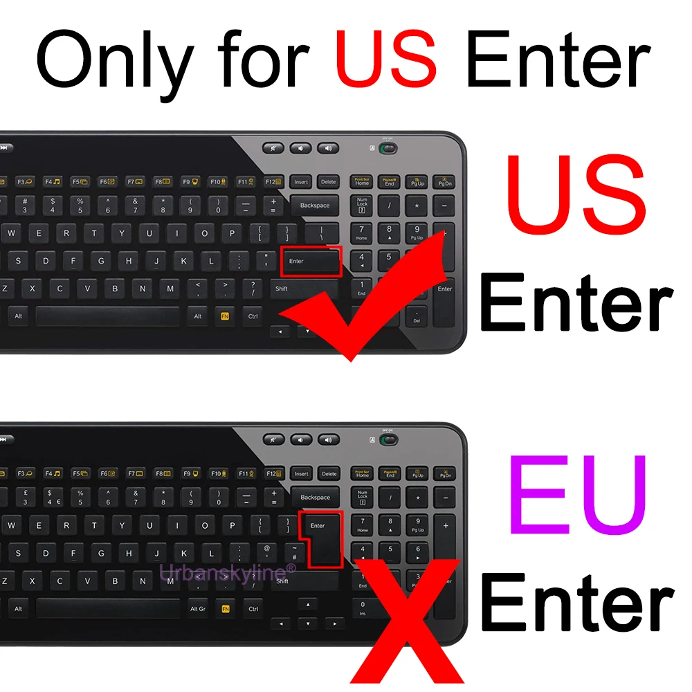 Keyboard Cover for Logitech K360 K365 MK360 MK365 for Logi Wireless Protective Protector Skin Clear Silicone TPU Case Funda