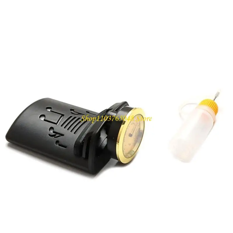 R53E 2-in-1 Small Hygrometer Guitar Humidifier Hygrometer Humidity Care System for Ukulele Guitar for Case Instrument Care