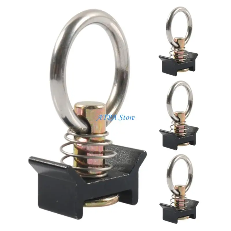 

U13C Spring Loading Plunger Track Anchors Adjustable Positioning for Cargo Straps Use