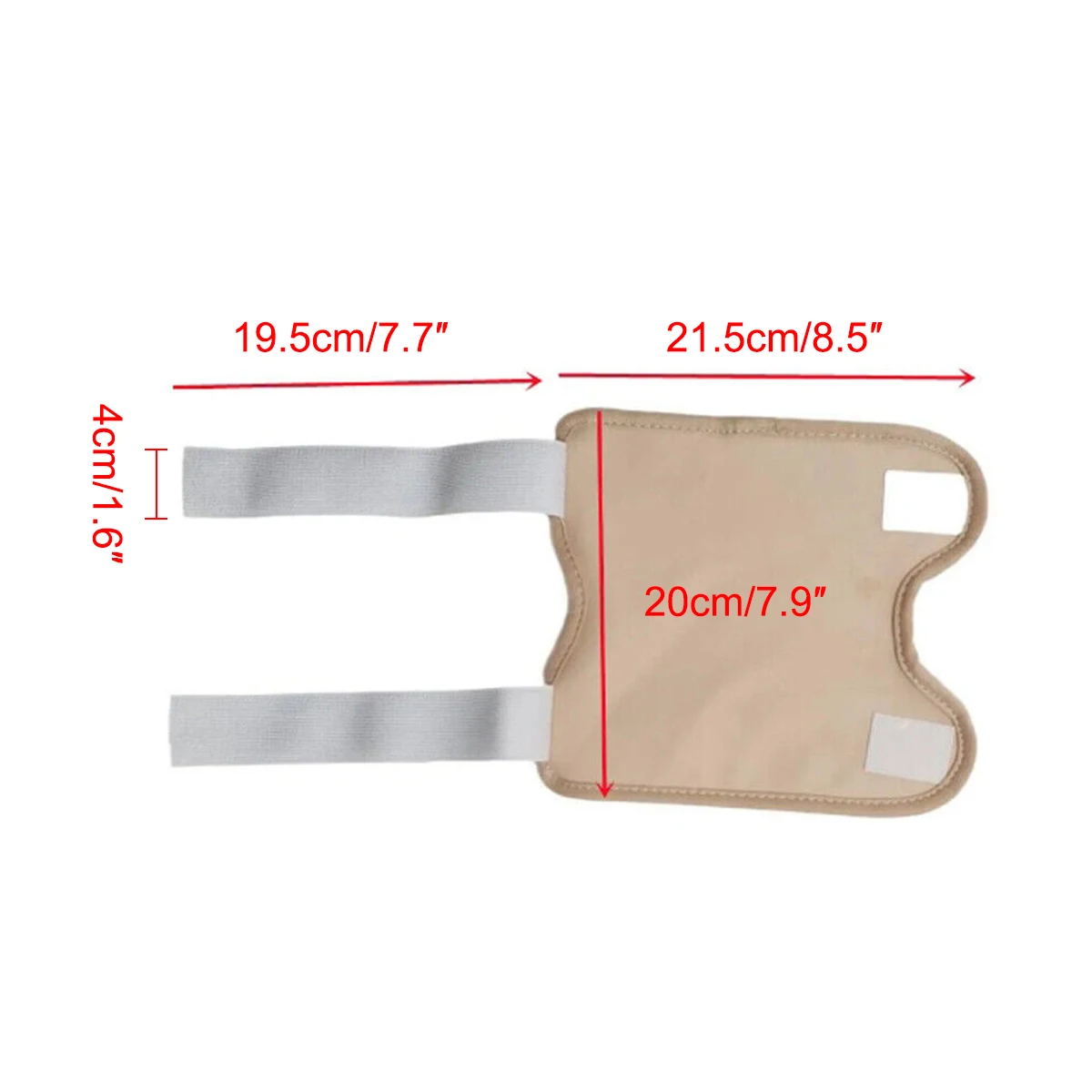 2PCS NEUE Rizinus Öl Packs Wiederverwendbare Öl Hilfs Wrap Kniegelenk Klammer Muskel Pflege Pad Wiederverwendbare Rizinus Öl Pack kit Strap