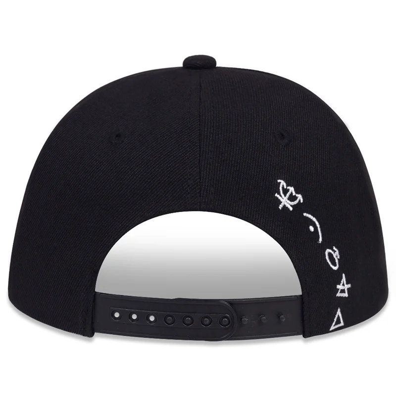 Harajuku Men Womens Casual Snapbacks Black grey eye embroidery Cap Hip Hop Hats Baseball Caps