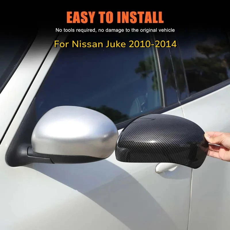 

Suitable For Nissan Juke F15 2010-2014 ABS Carbon Fiber Car Side Rearview Mirror Decorate Cover Trim Car Accessories