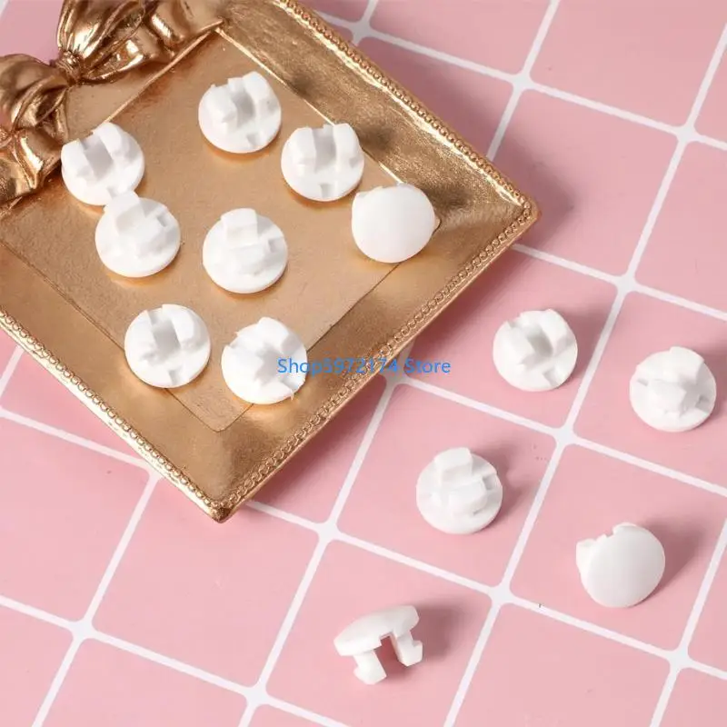 Y3NB Bottom Rails Locking Button Replacement Bottom Rails Cord Cover Button White