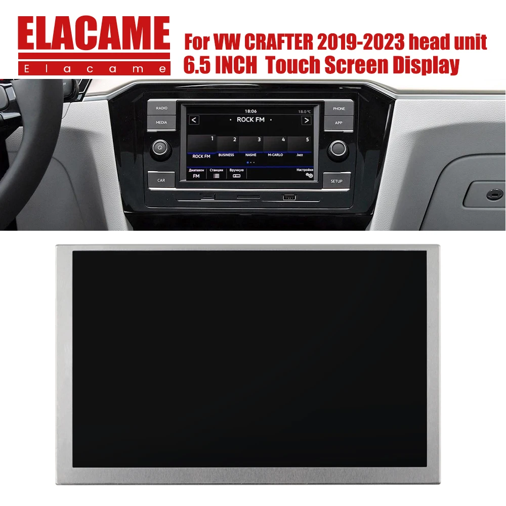 

Original 6.5 inch LCD Display Moniter LM1696A01 GPM1696A00 LM1696A01-1D LM1696A01-1B For VW Golf Crafter Transporter T6 T6.1