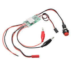 RC Aircraft Universal Glow Plug Driver Ignitor Heat Head Controller with Switch Indicator Remote Control/One-key Start Mode