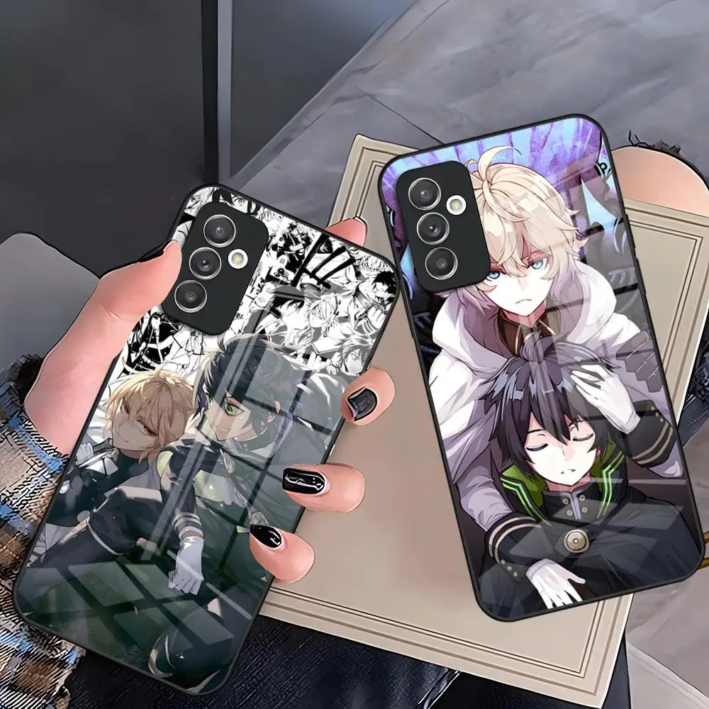 Anime Seraph Of The End Phone Case For Samsung S26 S25 Plus S20 S20 Plus S22 Ultra S23 FE S21 Plus S21 Ultra Glass Cover