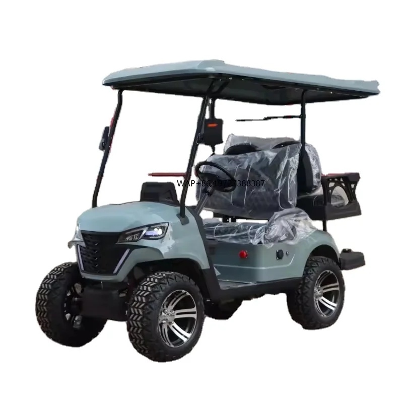 

4 3-4 Seats China Factory Customized Color 3500W AC Motor 48V Lithium Battery Operated Electric Golf Cart 25-30km/h Speed