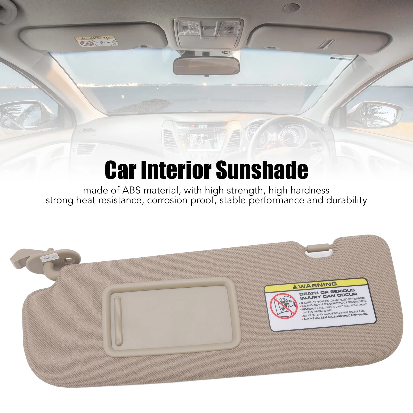 حاجب شمس داخلي بيج للسيارة ، ظلة شمس داخلية ، بديلة لإلنترا من من من من من من من الداخل ، 852103X000TX ، 1