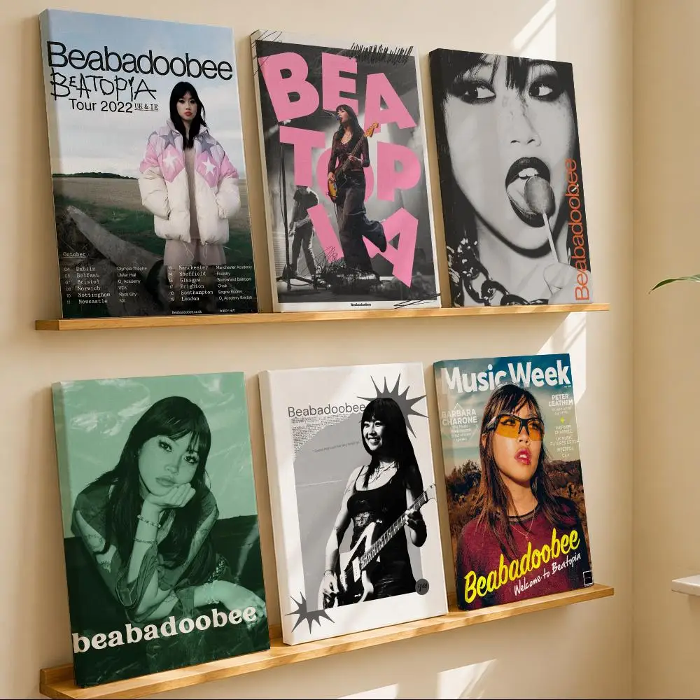 Pop Singer B-BeabadoobeeS Framed Wall Painting Framed Poster Wall Decor – Complements Any Wall Ambiance