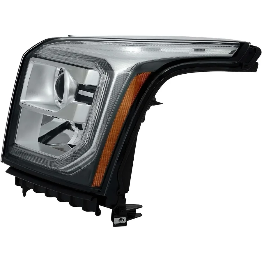 ل 20152020 جي إم سي يوكون يوكون XL مجموعة مصابيح أمامية HID كشافات سائق الجانب الأيسر استبدال مع سطوع محسن و Durab #3