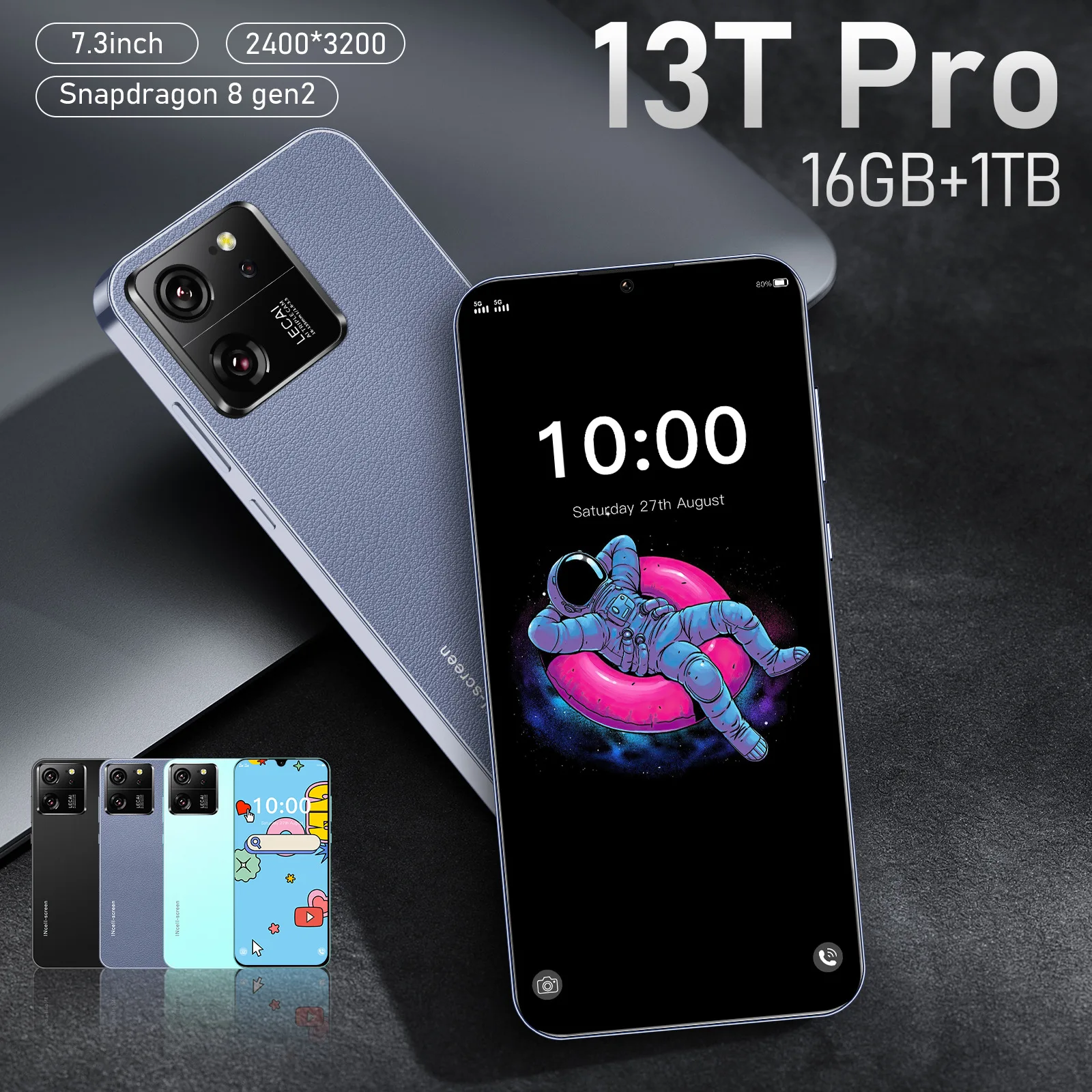 Hot Model New 13T Pro Smartphone Mobile Phone Large Screen HD Original Mobile Phone Global Version Mobile Phone Cheap Celular