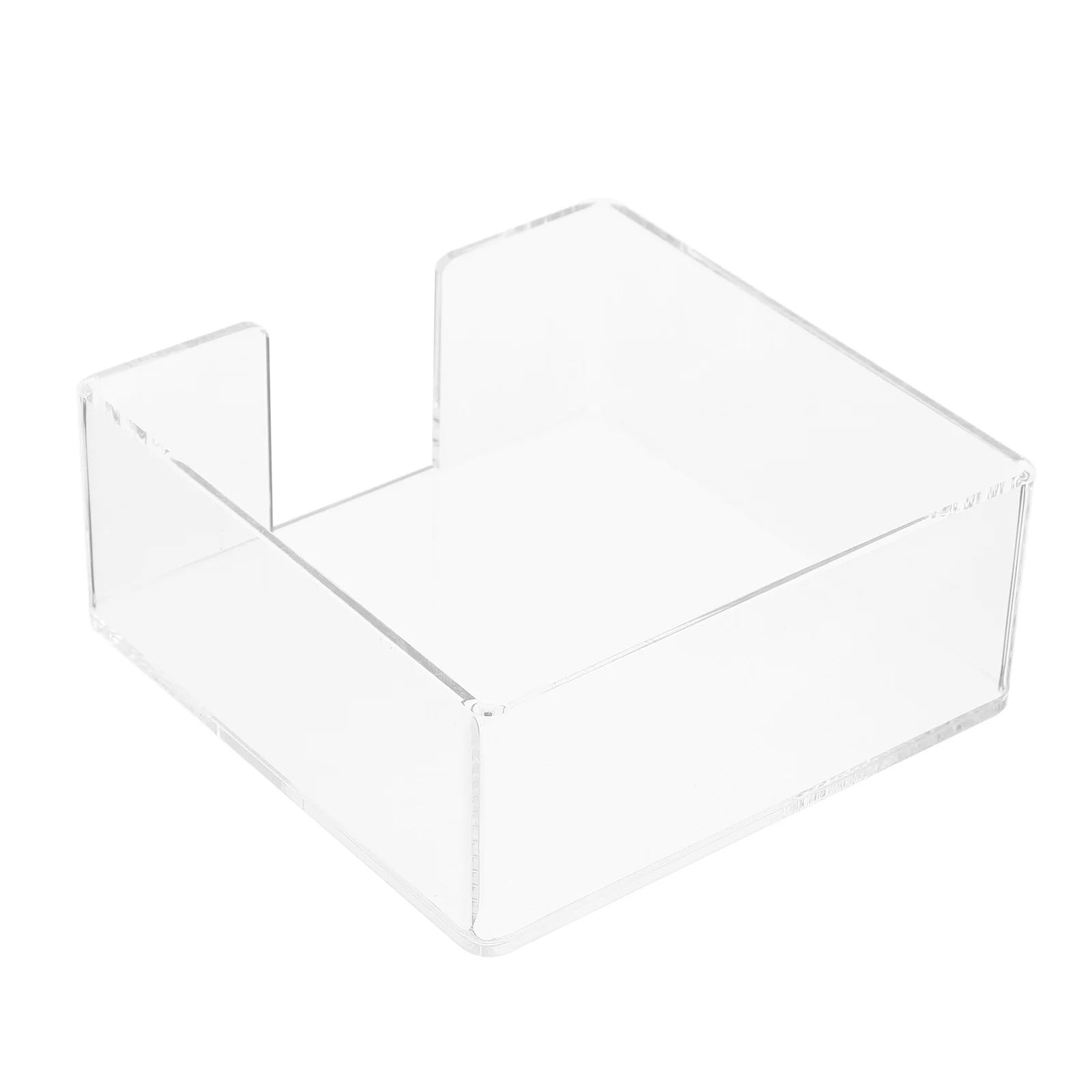 

Tabletop Decor Napkin Storage Box Holder Acrylic Case Dining Accessory Transparent