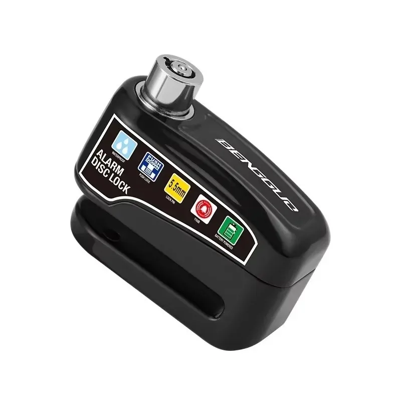 

For Motorcycle Alarm Brake Rotor Padlock Aluminum Alloy Motorcycle Bike Acc for Motorcycle Alarm Wheel Disk Brake Lock with Keys