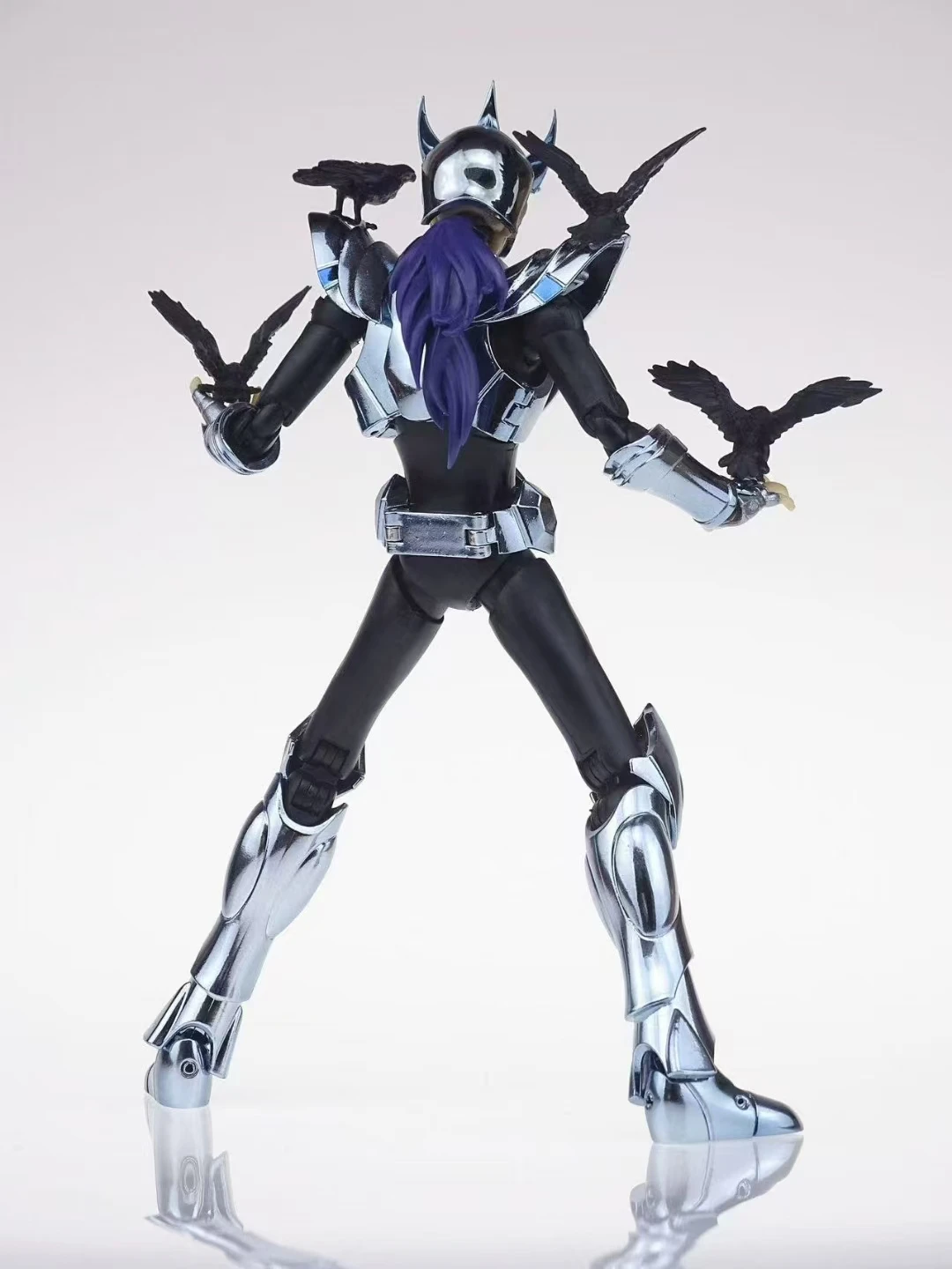 In Stock CS Model Saint Seiya Myth Cloth EX Crow Jamian Silver Knights of The Zodiac Anime Action Toy Collection Gift