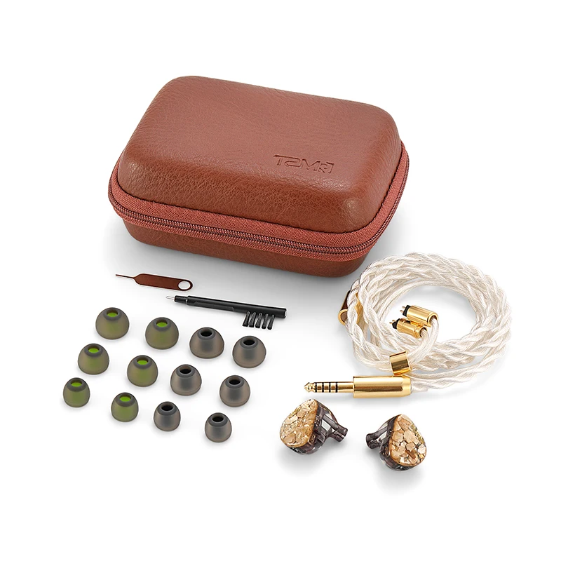 Tansio Mirai TSMR ARMOR 2 DD + 2 BA + 1 كهرباء هجين 2Pin 0.78 ملم سماعة أذن داخل الأذن IEMs مع مفاتيح ضبط