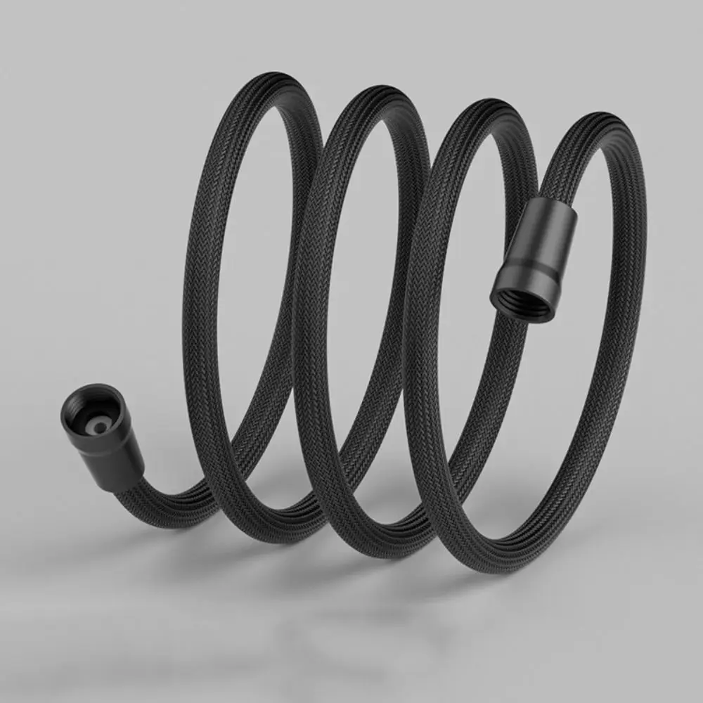 1.5/2 เมตร Anti Winding สายฝักบัวแบบใช้มือถือ Universal อินเทอร์เฟซยืดหยุ่นหลอดแรงดันสูง GI/2 อาบน้ําท่อไนลอน