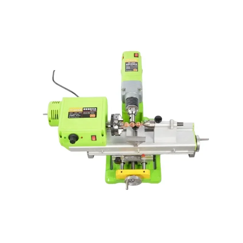 220V Small DIY Woodworking Mini Lathe Bench Drill Multi-Function Buddha Beads Machine High-Precision Metal Processing Hand Strin