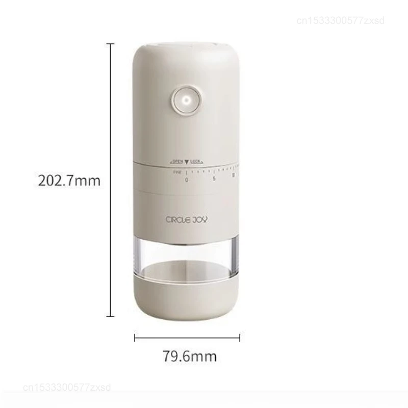 Youpin Circle Joy Penggiling Biji Kopi Elektrik Portabel 40 Gigi Mesin Kopi Penggiling Isi Ulang Rumah Dapat Disesuaikan Eksternal