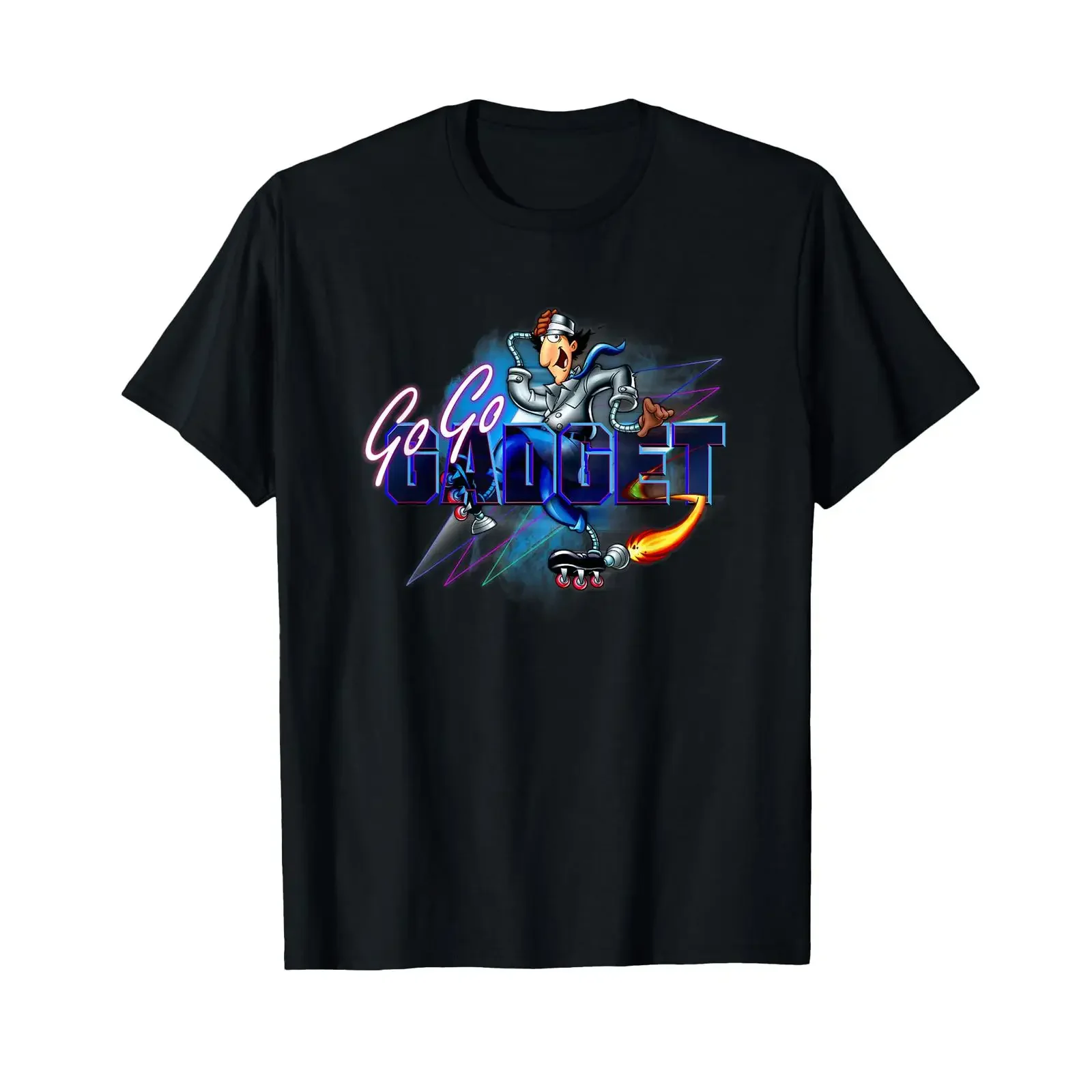 Inspector Gadget Adult T Shirt Retro Neon 01 vintage Washed Breathable graphic Unisex streetwear Comfortable Stylish