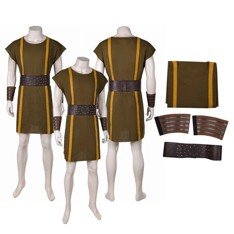 Gladiator Roleplay Lucius Cosplay Costume Adult Men Robe Belt Handguard Outfits Halloween Carnival Party Suit