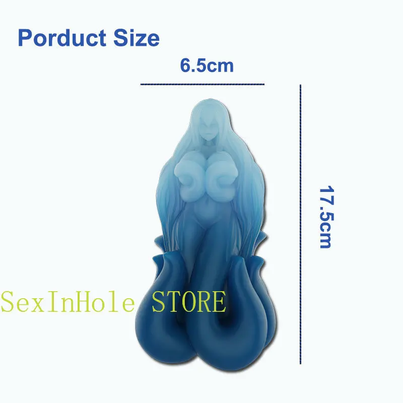 Octopus Anime Pocket Pussy Silicone Male Masturbator Adult Sex Toy for Men Adult Toys Men  Pocket Pussy Vagina Masturbador