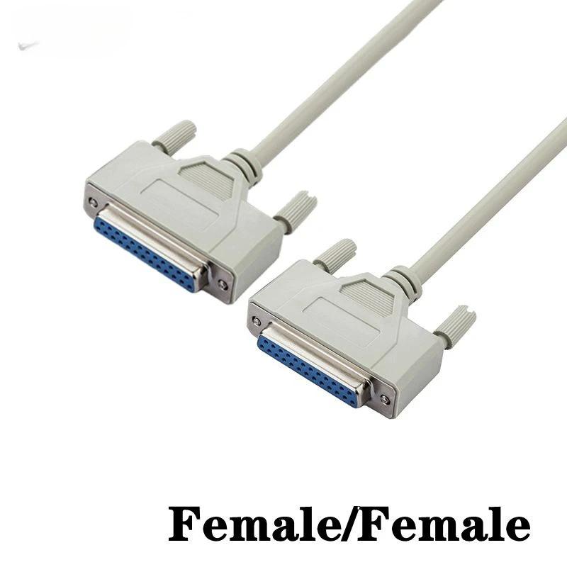 25Pin DB25 Parallel Male to Male Female LPT Printer DB25 M-M Cable 1.5M/3M/5M/10M Computer Cable Printer Extending Cable 25 Pin