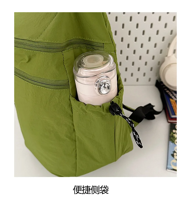 حقيبة ظهر مدرسية ذات سعة كبيرة حقيبة مدرسية من النايلون حقائب سفر رياضية خارجية Unsiex حقيبة ظهر للأمتعة