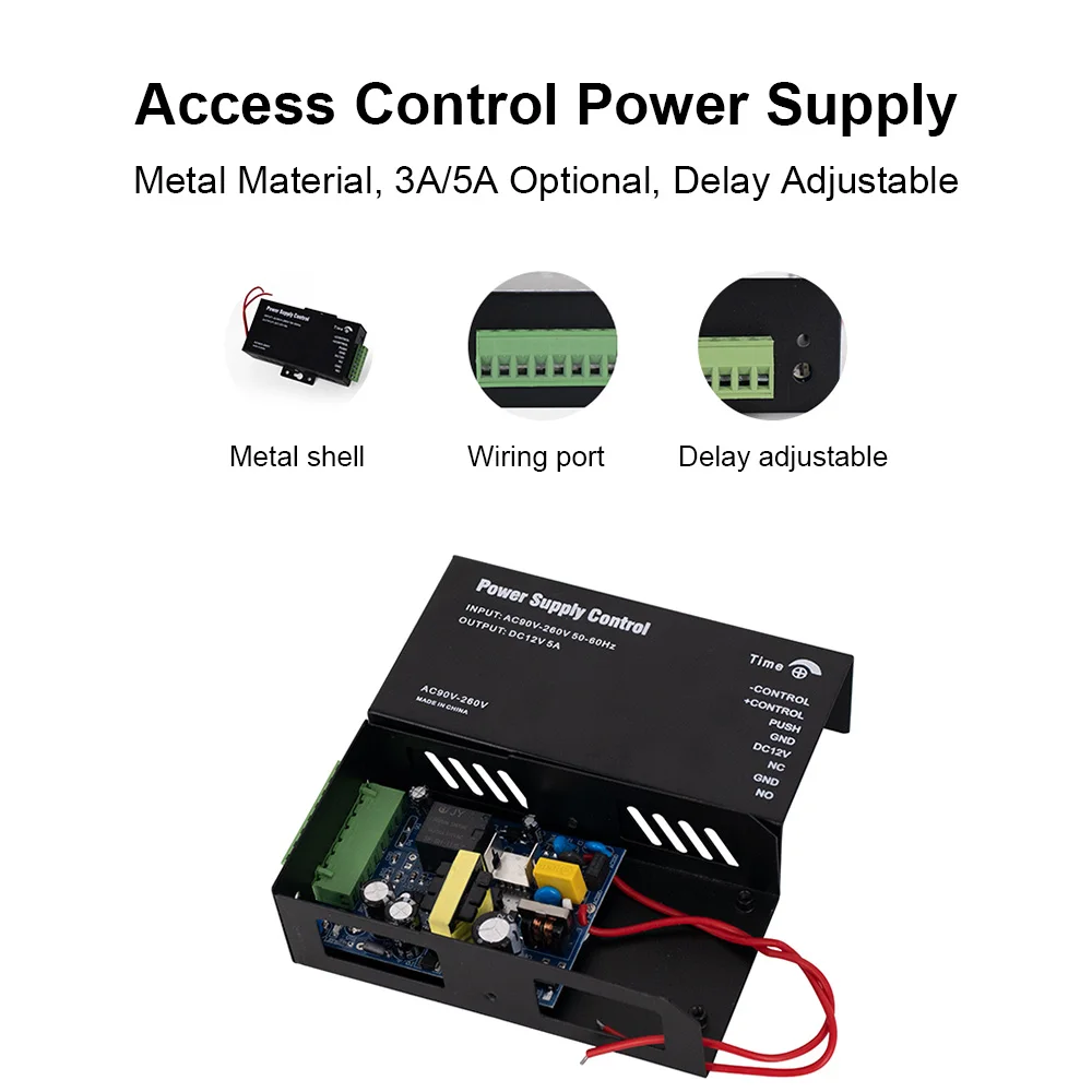 free shippng Access control power supply 12V3A 5A access control transformer access control building controller power supply