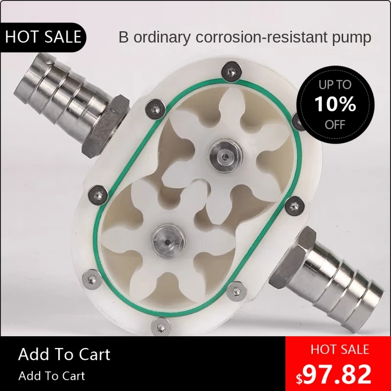 

818003 09816 Filling Machine Gear Pump 5-10L/Min Honey Pump Viscous Liquid Pump for Sesame Butter Peanut Butter