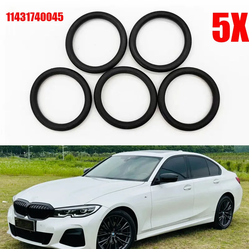 

5 шт. 11431740045 Уплотнительное кольцо индикатора уровня масляного поддона для BMW 3 5 7 серии X3 X5 Z4
