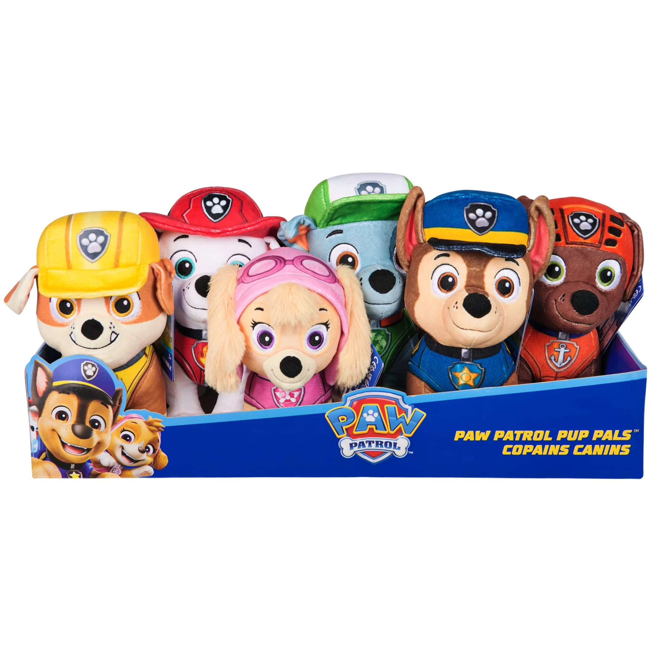Original Paw Patrol 6 Kinds Rescue Wheels Series Plush Toy Stuffed Animal Boomber Chase Skye Plush Toys Children Birthday Gift