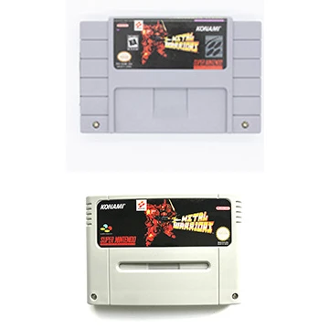 Cartucho de juego Metal Warriors para videojuego snes ntsc pal