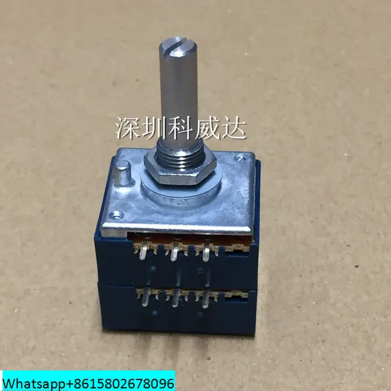 Original Japanese ALPS 27 potentiometer with fever level volume potentiometer, double six pin, 100KA