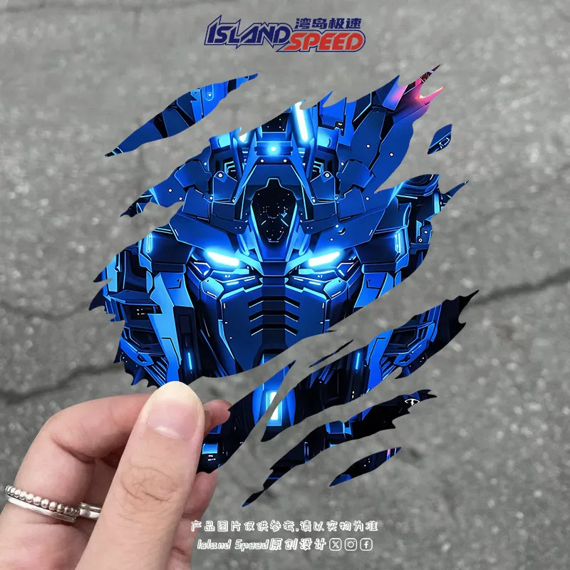 Gundam Gundam Mecha Rip Car Stickers Personality Creative Characters Body Decals