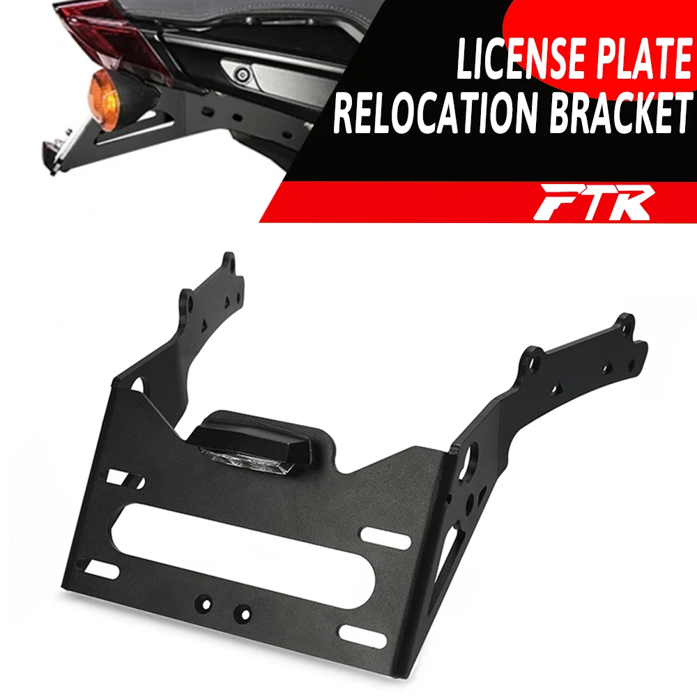 

Fit For Indian FTR 1200 FTR1200 Motorcycle License Plate Holder Bracket Rear Tail Tidy Fender Eliminator Kit 2019-2022 2023 2024