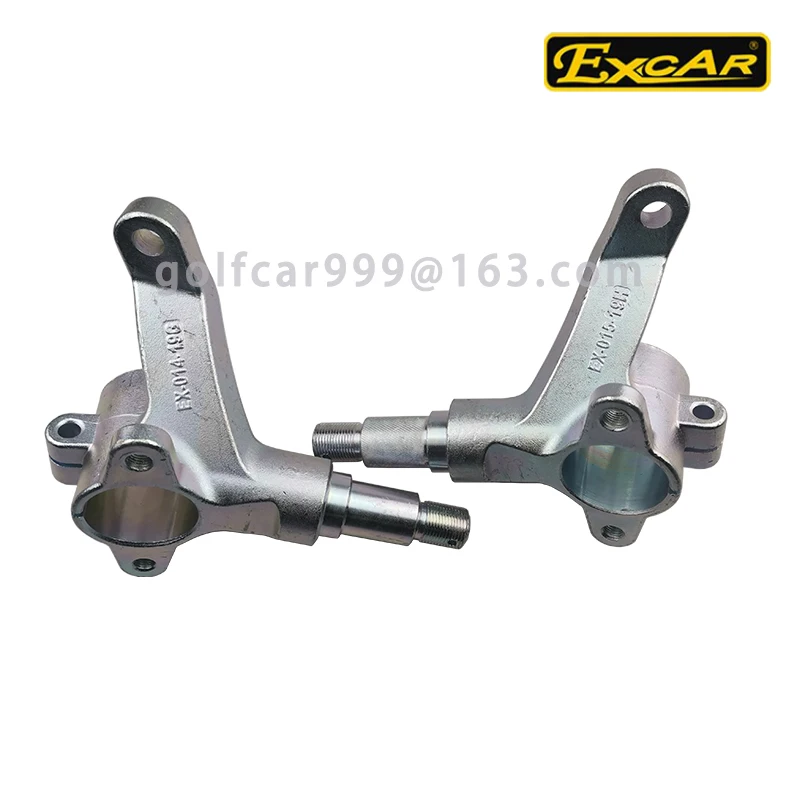 Steering knuckles for excar golf cart lower front suspension driver side/passenger side  crookshaft wheel arbor turning Joints