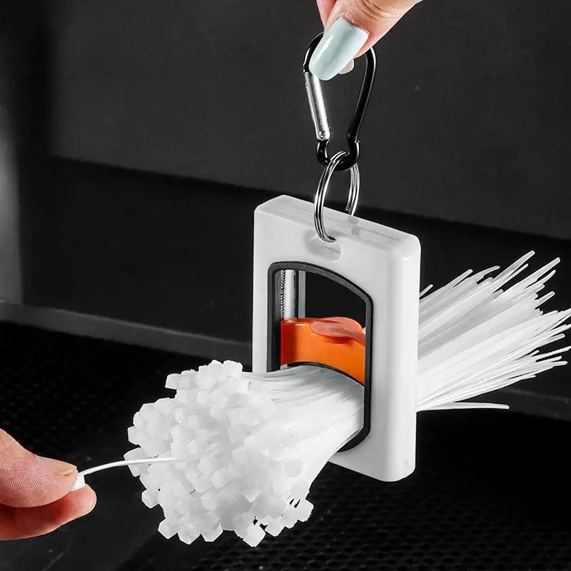 1Pcs Lightweight Plastic Cable Holder Reusable Glow-in-the-Dark Zip Tie Organizer For Easy Organization Stain & Sand Resistant
