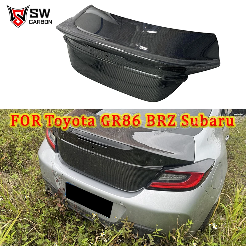 

For Toyota GR86 ZN8 BRZ ZD8 Subaru BRZ 2021+Carbon Fiber CSL Style Rear Trunk Lid Car Tail Gate DuckTail Cover Body Kits