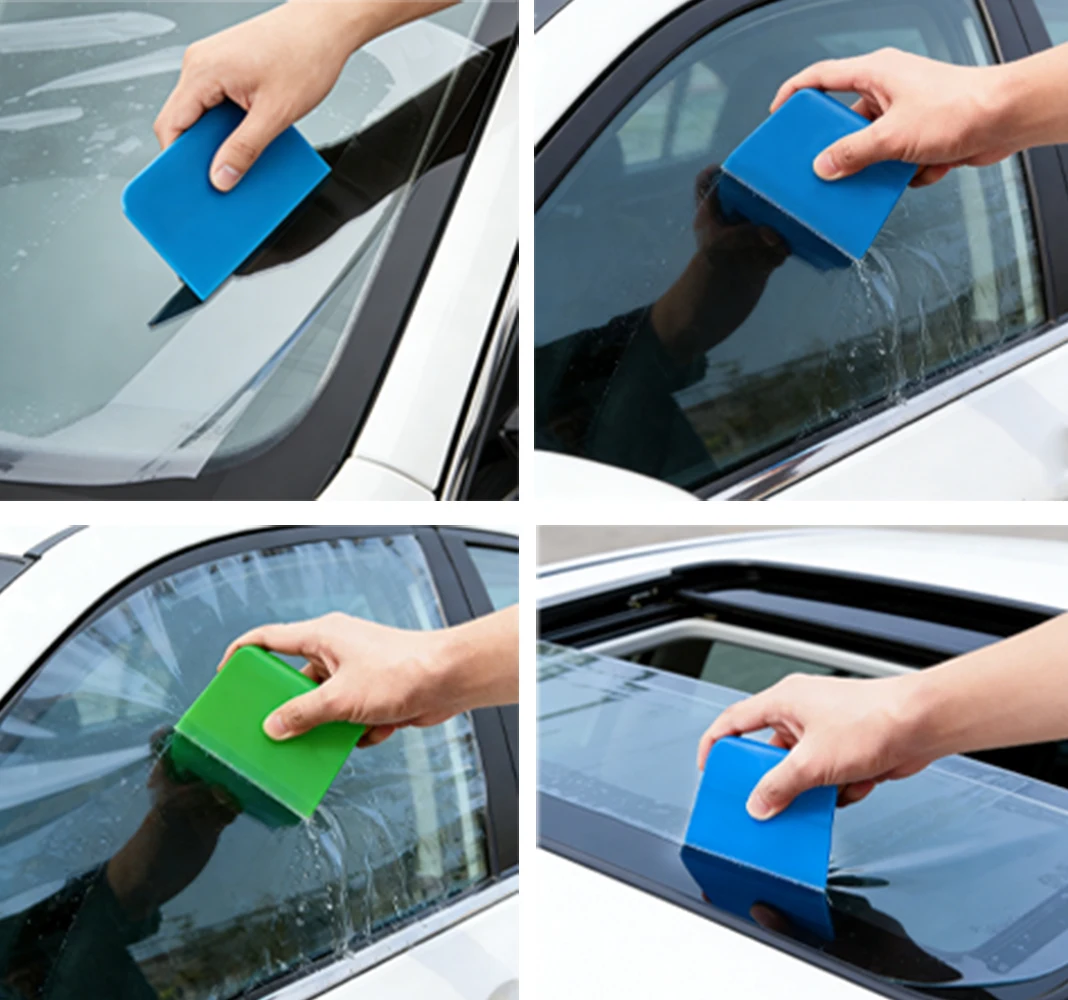 AUTOBRIGHT PPF 5-teiliges Schaber-Set, weiche TPU-Gummi-Schaber, kratzfreie Wasserschaber, Abzieher, Werkzeuge für Autofolien und Fensterfolien – Detail 9