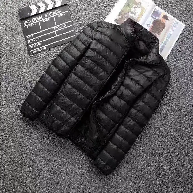 Picture 6: Lightweight Short Men's down Cotton Jacket  Winter Workwear Large Size Padded Coat Male Outerwear Special Wide Fit