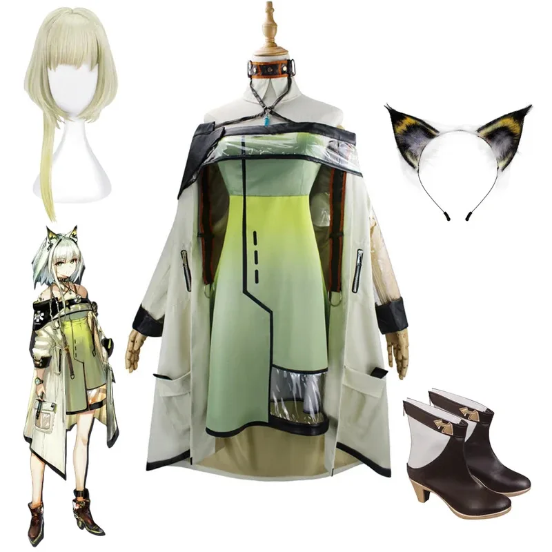 

LQArknight Kal'tsit Косплей Костюм Kal'tsit Костюм Игровой Костюм Боевой Костюм Хэллоуин Одежда Женское Платье