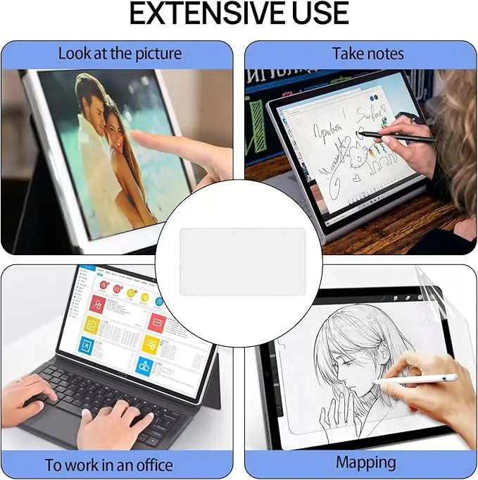 2PCS Like Paper Screen Protector For Samsung Galaxy Tab S8 S9 S11 Plus Ultra S10 S9 FE Plus Feel Film For Samsung Tab S10 Lite - view 5