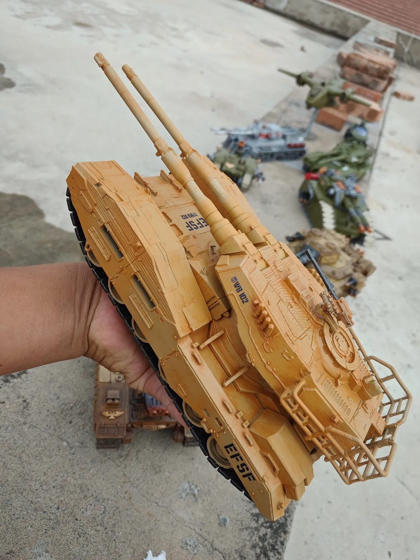 1/35 3D Printed M61A5 Tank Model Hand-Painted Finished with Rotatable Turret Military Collectible Boy Gift